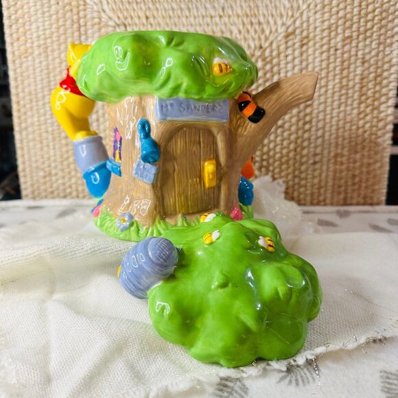 Disney Winnie the Pooh Ceramic Tree House Tea Pot - Picture 5 of 8